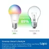 Lâmpada inteligente TP-Link Tapo, Multicolor, Matter, lâmpada inteligente, Wi-Fi/Bluetooth, Branco, 802.11b, 802.11g, Wi-Fi 4 (802.11n), WPA-PSK, WPA2-PSK, WPA3-SAE, LED