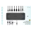 Estação de acoplamento i-tec USB-C Triple Display Gen 2 Power Delivery 100W Com fios 3.2