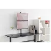 Suporte de monitor DIGITUS vertical 17–32 polegadas, máx. 8 kg por monitor, fixação à mesa ou passagem pela mesa