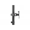 Suporte de monitor DIGITUS vertical 17–32 polegadas, máx. 8 kg por monitor, fixação à mesa ou passagem pela mesa