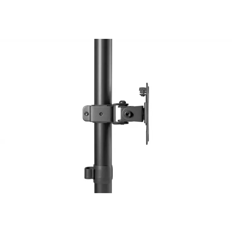 Suporte de monitor DIGITUS vertical 17–32 polegadas, máx. 8 kg por monitor, fixação à mesa ou passagem pela mesa