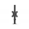 Suporte de monitor DIGITUS vertical 17–32 polegadas, máx. 8 kg por monitor, fixação à mesa ou passagem pela mesa