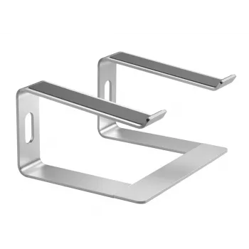 Suporte para portátil Gembird NBS-D1-01 Alumínio Prateado para portáteis até 39,6 cm (15,6 polegadas), capacidade de carga 5 kg