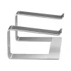 Suporte para portátil Gembird NBS-D1-01 Alumínio Prateado para portáteis até 39,6 cm (15,6 polegadas), capacidade de carga 5 kg