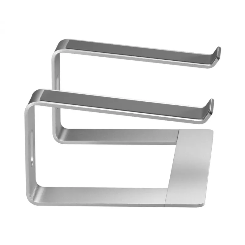Suporte para portátil Gembird NBS-D1-01 Alumínio Prateado para portáteis até 39,6 cm (15,6 polegadas), capacidade de carga 5 kg