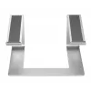 Suporte para portátil Gembird NBS-D1-01 Alumínio Prateado para portáteis até 39,6 cm (15,6 polegadas), capacidade de carga 5 kg