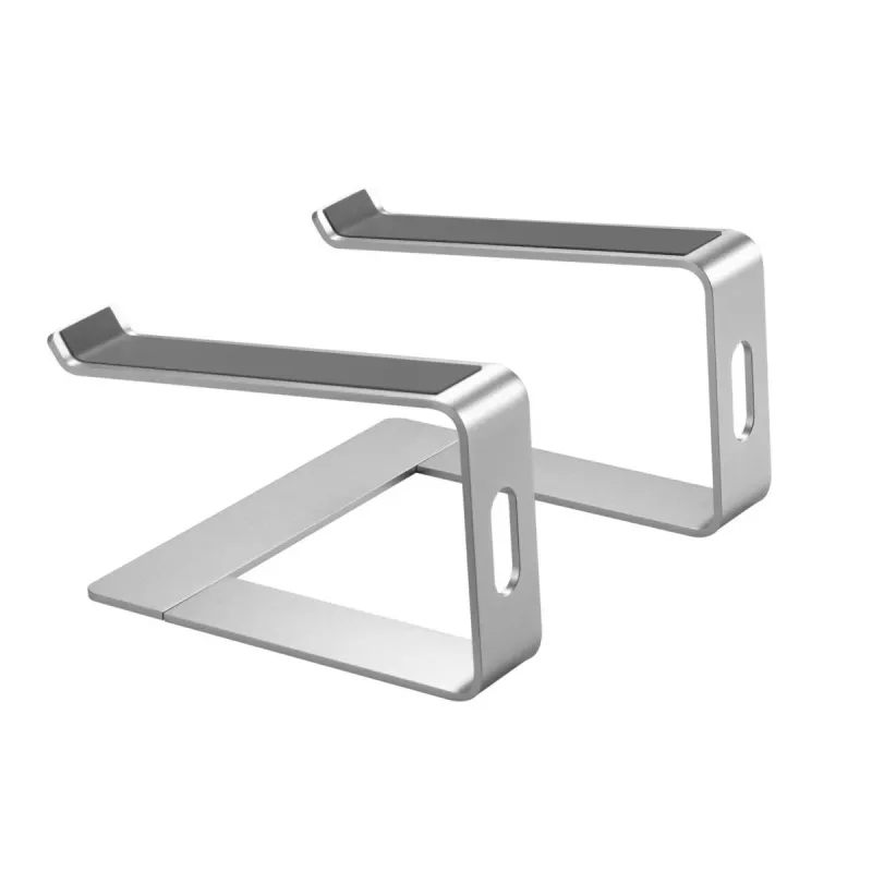Suporte para portátil Gembird NBS-D1-01 Alumínio Prateado para portáteis até 39,6 cm (15,6 polegadas), capacidade de carga 5 kg