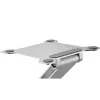 Suporte para portátil Gembird NBS-D1-03 Prateado Alumínio para até 39,6 cm (15,6 polegadas), dobrável, altura 60 mm, carga máx. 5 kg