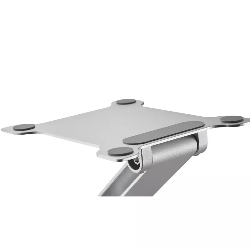 Suporte para portátil Gembird NBS-D1-03 Prateado Alumínio para até 39,6 cm (15,6 polegadas), dobrável, altura 60 mm, carga máx. 5 kg