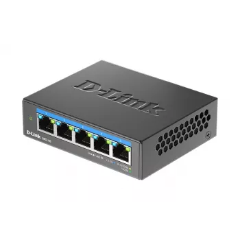 Switch de secretária D-Link 5 portas 2.5G Multi-Gigabit Não gerido L2 5x2.5G portas