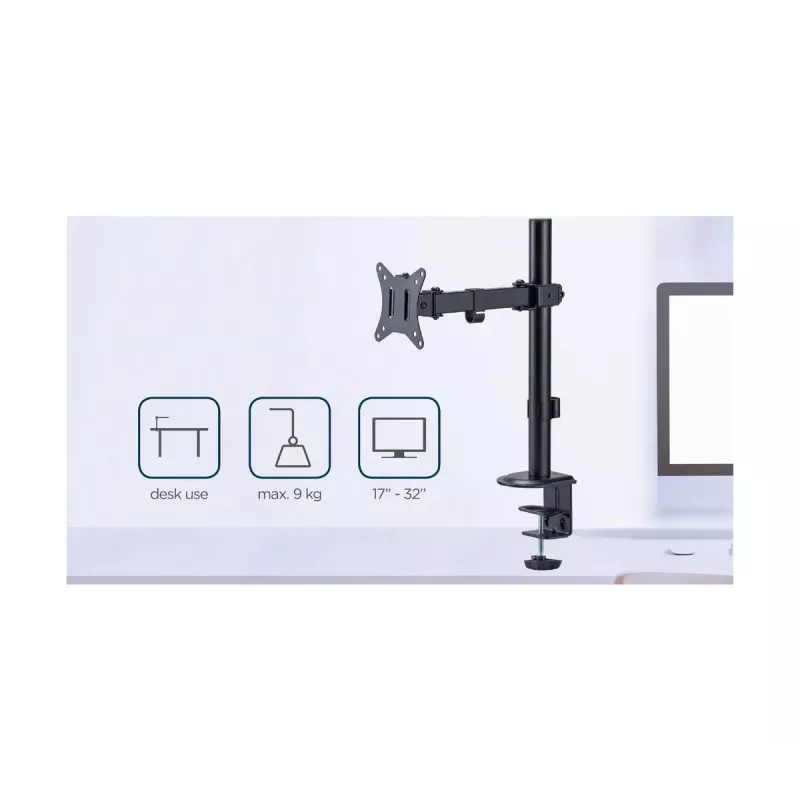 Suporte de secretária GEMBIRD para um monitor, 17–32 polegadas