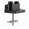Braço de monitor ajustável GEMBIRD para montagem em secretária com prateleira para portátil (totalmente articulado)
