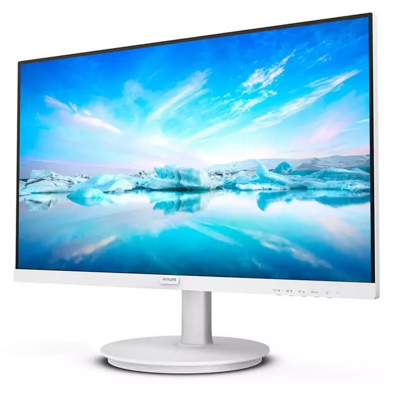 Monitor Philips V Line 271V8AW/00 27 polegadas Full HD IPS LCD, 1920×1080, 75 Hz, 4 ms, 250 cd/m², VESA 100×100, altifalantes, HDMI e VGA