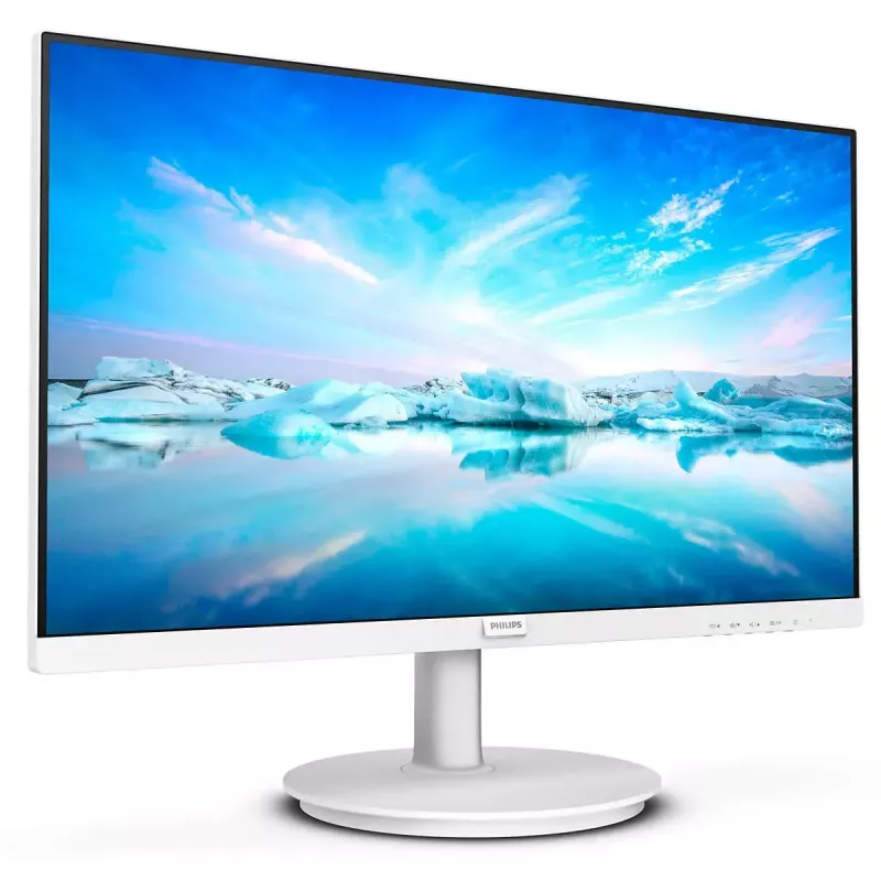 Monitor Philips V Line 271V8AW/00 27 polegadas Full HD IPS LCD, 1920×1080, 75 Hz, 4 ms, 250 cd/m², VESA 100×100, altifalantes, HDMI e VGA