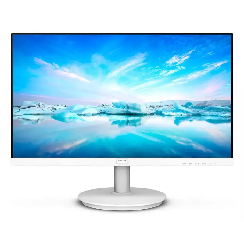 Monitor Philips V Line 271V8AW/00 27 polegadas Full HD IPS LCD, 1920×1080, 75 Hz, 4 ms, 250 cd/m², VESA 100×100, altifalantes, HDMI e VGA