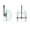 Suporte de teto universal para TV DIGITUS 37-70 polegadas 560-910 mm preto