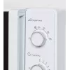 Beko MOC20100WFB micro-ondas solo, 700 W, 20 l, prato rotativo de 24,5 cm, comando mecânico, branco