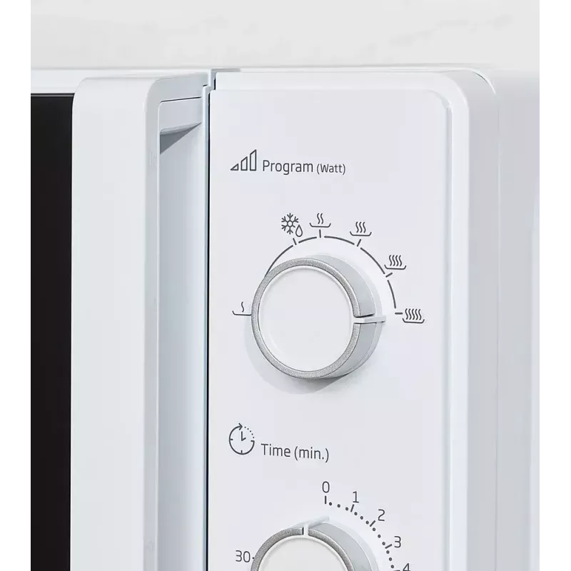 Beko MOC20100WFB micro-ondas solo, 700 W, 20 l, prato rotativo de 24,5 cm, comando mecânico, branco