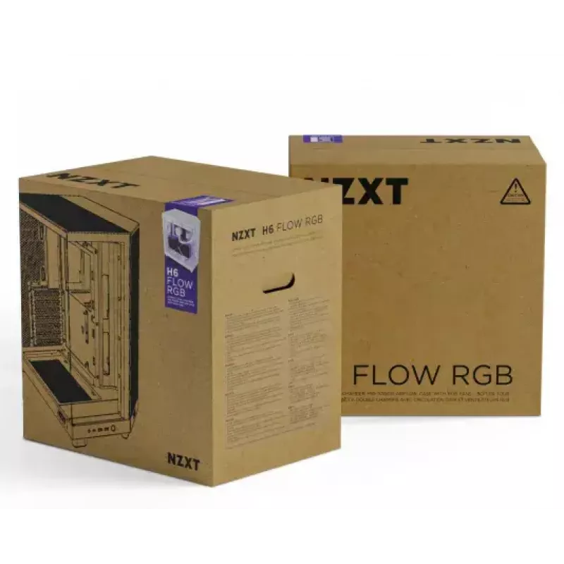 Caixa de PC NZXT H6 Air Flow Midi Tower preto