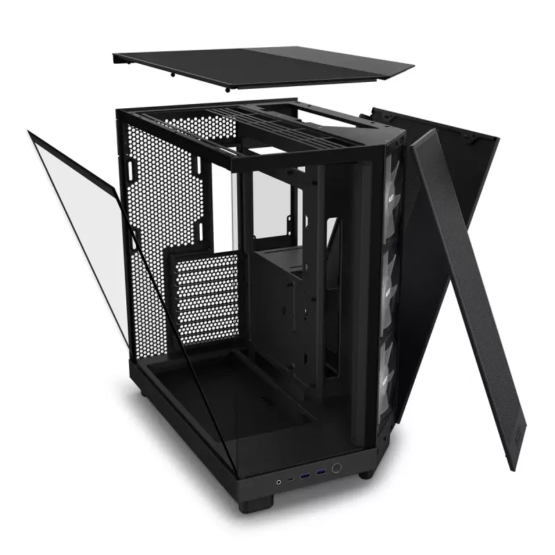 Caixa de PC NZXT H6 Air Flow Midi Tower preto