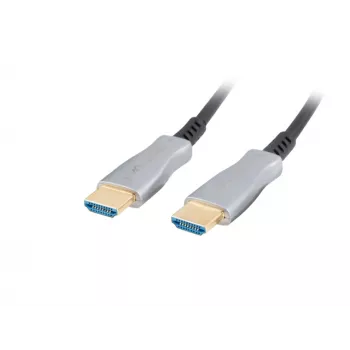 Cabo HDMI LANBERG M/m V2.0 Optical Aoc - 10m preto