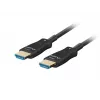 Cabo HDMI LANBERG CA-HDMI-30FB-0100-BK 10 m, HDMI Type-A 2.1, 48 Gbit/s, 144 Hz, HDR, ARC, Ethernet