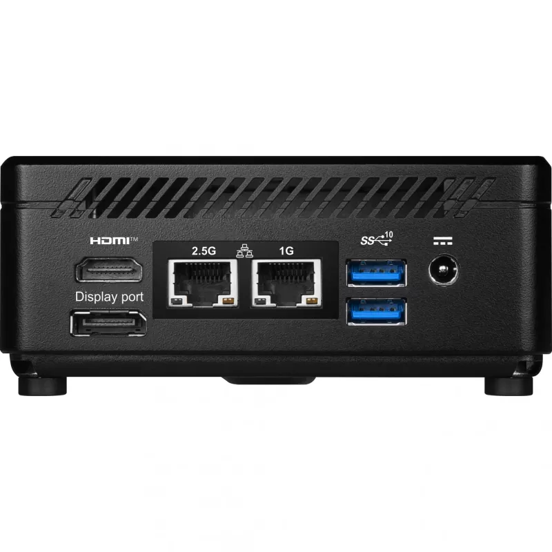MSI Cubi 5 12M-002EU Intel® Core™ i5 i5-1235U 8 GB DDR4-SDRAM 512 GB SSD Windows 11 Pro Mini-PC preto