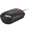 Lenovo 4Y51D20850 Rato de escritório ambidestro USB Type-C ótico 2400 DPI