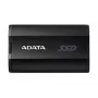 SSD portátil ADATA SD810 500 GB — USB Type-C, USB 3.2 Gen 2x2, 2000 MB/s, IP68, alumínio, preto
