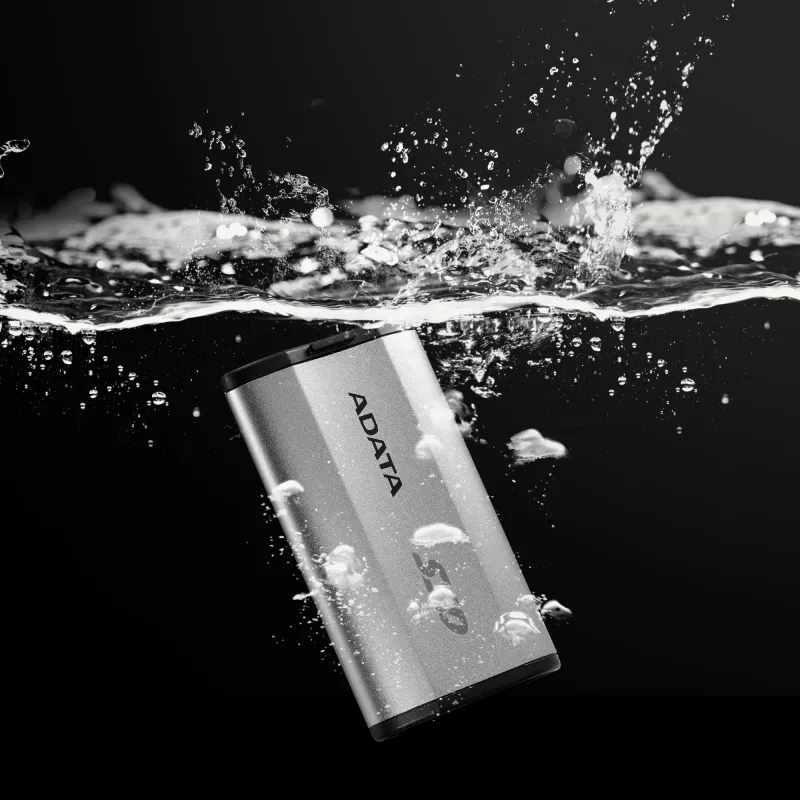 SSD portátil ADATA SD810 4 TB, USB Type-C, USB 3.2 Gen 2x2, 2000 MB/s de leitura/escrita, caixa de alumínio IP68