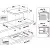 Whirlpool WL B3360 NE Placa de indução encastrável preta 59 cm com zonas 4 zona(s)