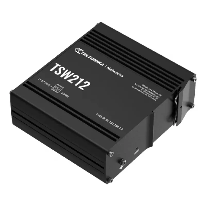 TELTONIKA TSW212 Switch Ethernet Gigabit Managed PoE+ (8 portas + 2 SFP)