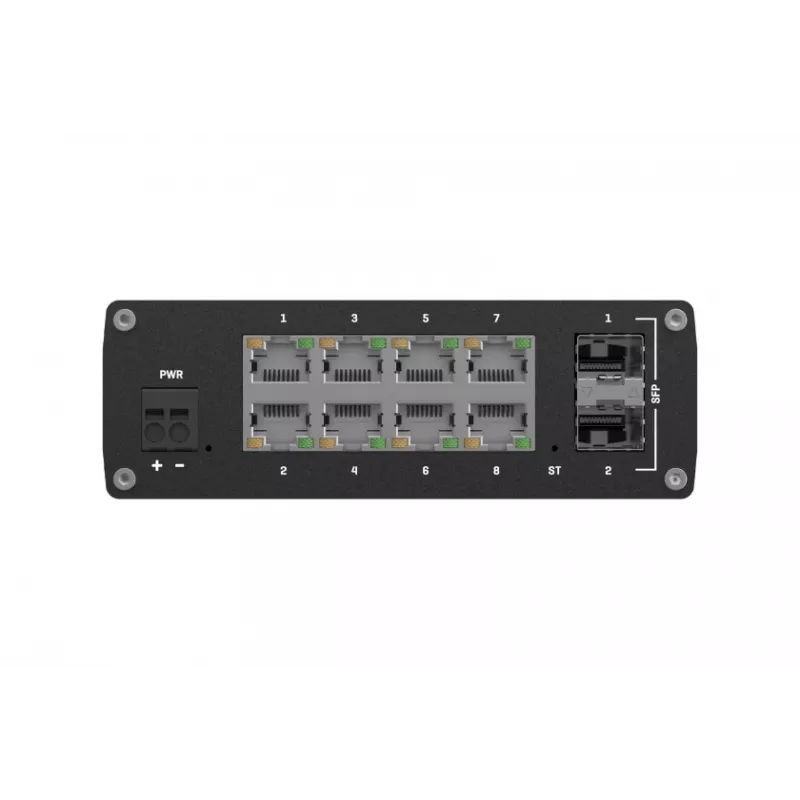TELTONIKA TSW212 Switch Ethernet Gigabit Managed PoE+ (8 portas + 2 SFP)