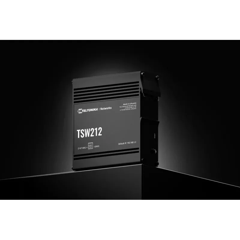 TELTONIKA TSW212 Switch Ethernet Gigabit Managed PoE+ (8 portas + 2 SFP)