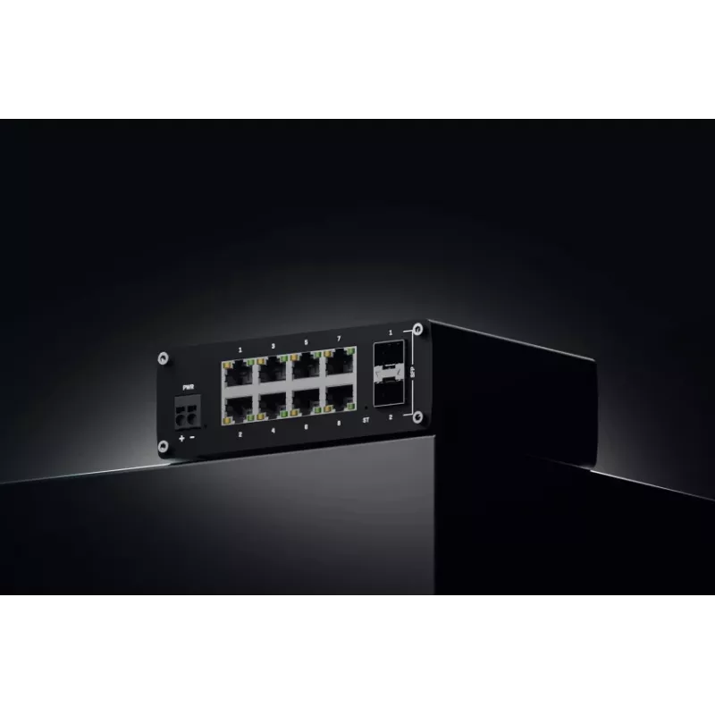 TELTONIKA TSW212 Switch Ethernet Gigabit Managed PoE+ (8 portas + 2 SFP)