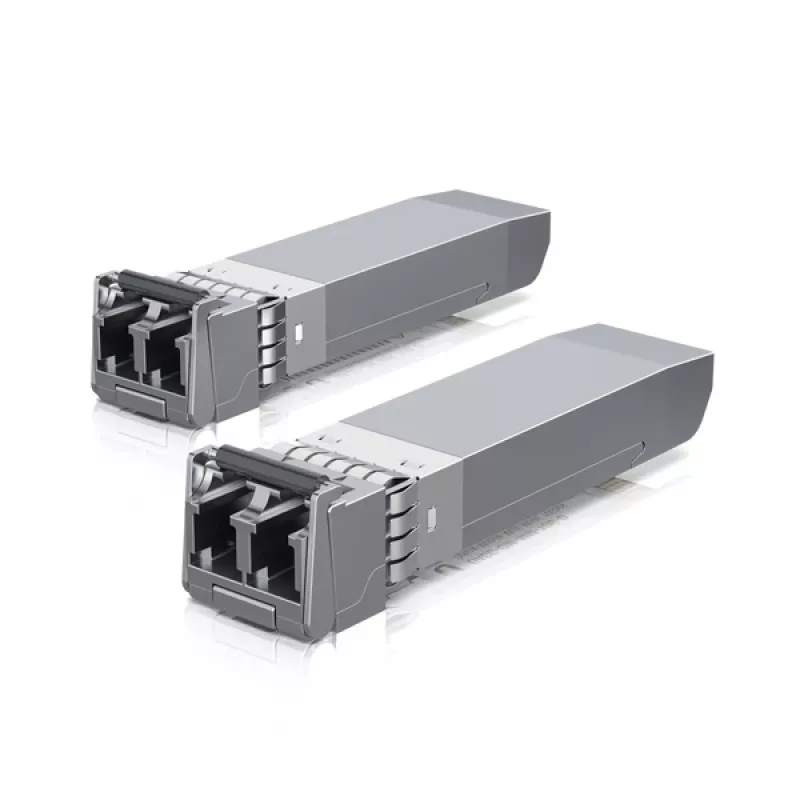 Módulo transceptor de rede UBIQUITI UACC-OM-MM-10G-D-2, 10 Gbit/s, multimodo 850 nm, LC, pack de 2