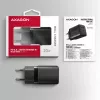 Carregador de parede Axagon ACU-PQ20 QC3.0 PD Type-C 20W Preto