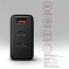 Axagon ACU-DPQ100 PD3.0 & QC 4+ Carregador de parede com TRÊS SAÍDAS 100W