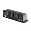 Axagon CLR-M2XT dissipador passivo de alumínio para SSD M.2 de um e dois lados tamanho 2280, altura 24 mm