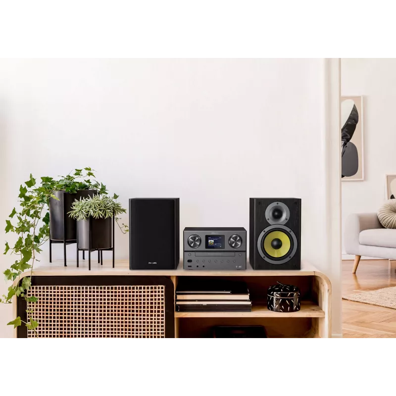 Philips TAM8905 sistema de música com rádio Internet, DAB+, Bluetooth, CD, USB e Spotify Connect