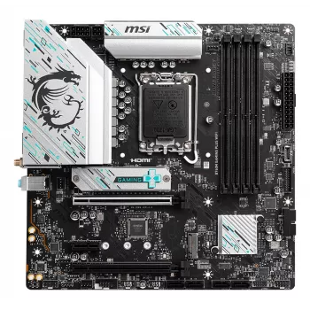 Placa-mãe MSI B760M GAMING PLUS WIFI – Intel B760, LGA 1700, micro ATX, DDR5, 4 DIMM, Wi‑Fi 6E, 2.5Gb LAN