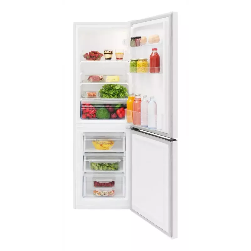Amica FK200.4(E) frigorífico combinado de instalação livre, congelador inferior, frigorífico 109 l + congelador 48 l, classe energética E, branco
