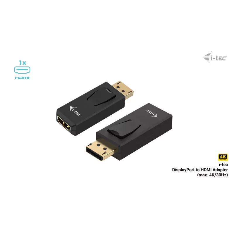 Adaptador passivo DisplayPort para HDMI i-tec (máx. 4K/30Hz)