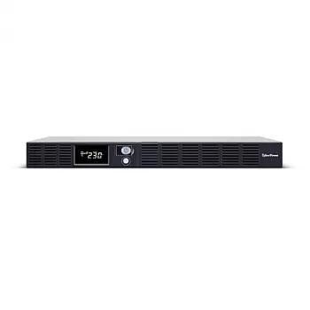 UPS Line-Interactive para rack CYBERPOWER OR1500ERM1U — 1,5 kVA / 900 W, 6 saídas C13, LCD, bateria VRLA hot-swap, 1U, prateado
