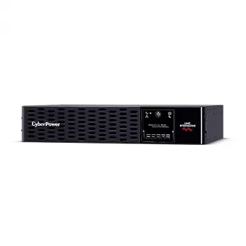Fonte de alimentação ininterrupta CYBERPOWER PR1000ERT2U, 1 kVA (1000 W), Line-Interactive, 10 saídas C13, onda sinusoidal pura, rack/torre 2U
