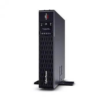 Fonte de alimentação ininterrupta CYBERPOWER PR1000ERT2U, 1 kVA (1000 W), Line-Interactive, 10 saídas C13, onda sinusoidal pura, rack/torre 2U