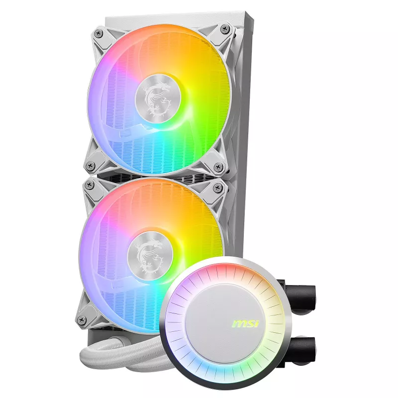 MSI MAG Coreliquid E240 WHITE placa-mãe, conjunto de refrigeração líquida para processador 12 cm