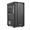 iBOX CETUS 906 caixa para PC Midi Tower, ATX/micro-ATX, painel lateral de vidro temperado, 4 ventoinhas LED, 460x210x340 mm, placa gráfica máx. 29 cm, preta
