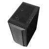 iBOX CETUS 906 caixa para PC Midi Tower, ATX/micro-ATX, painel lateral de vidro temperado, 4 ventoinhas LED, 460x210x340 mm, placa gráfica máx. 29 cm, preta