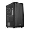 iBOX CETUS 906 caixa para PC Midi Tower, ATX/micro-ATX, painel lateral de vidro temperado, 4 ventoinhas LED, 460x210x340 mm, placa gráfica máx. 29 cm, preta